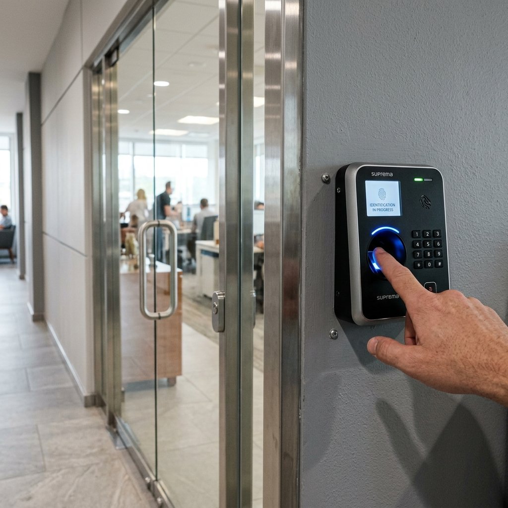 Biometric access control device