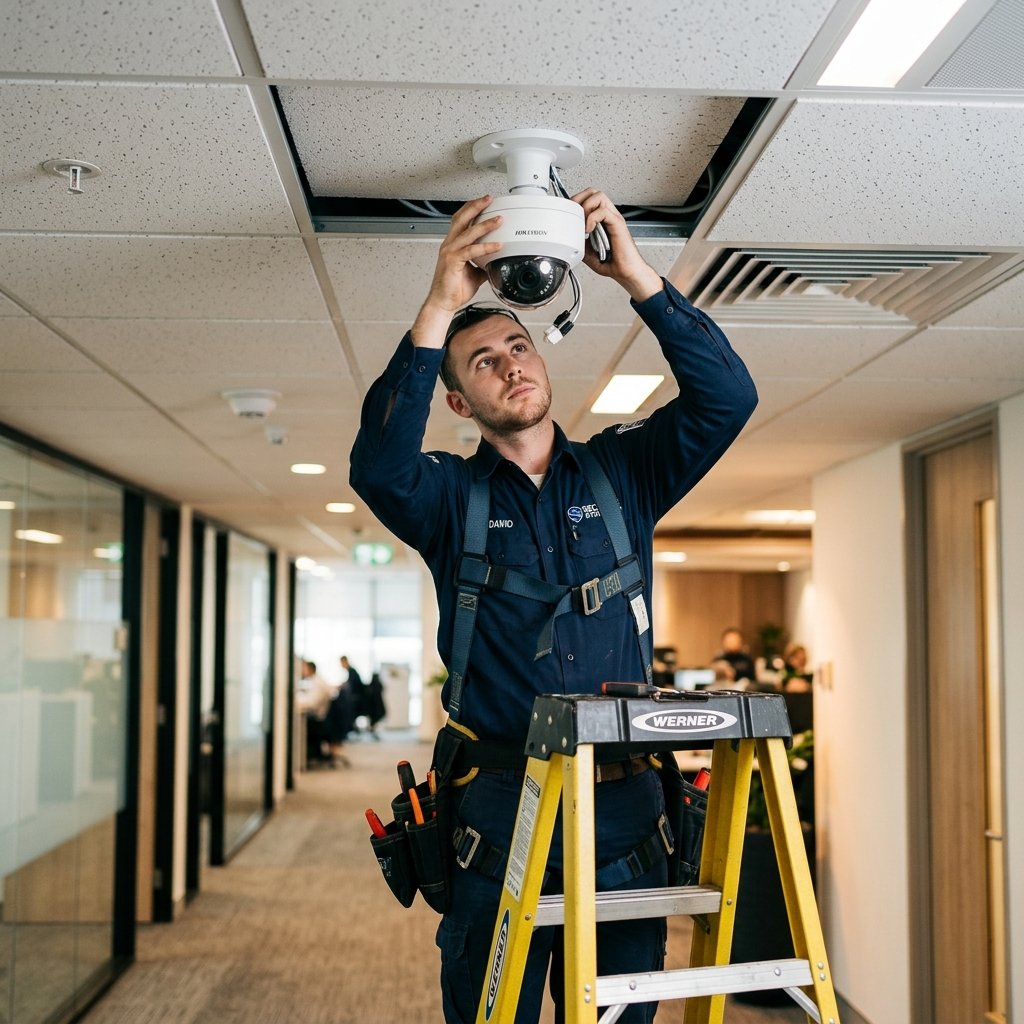 CCTV camera system for an office or campus